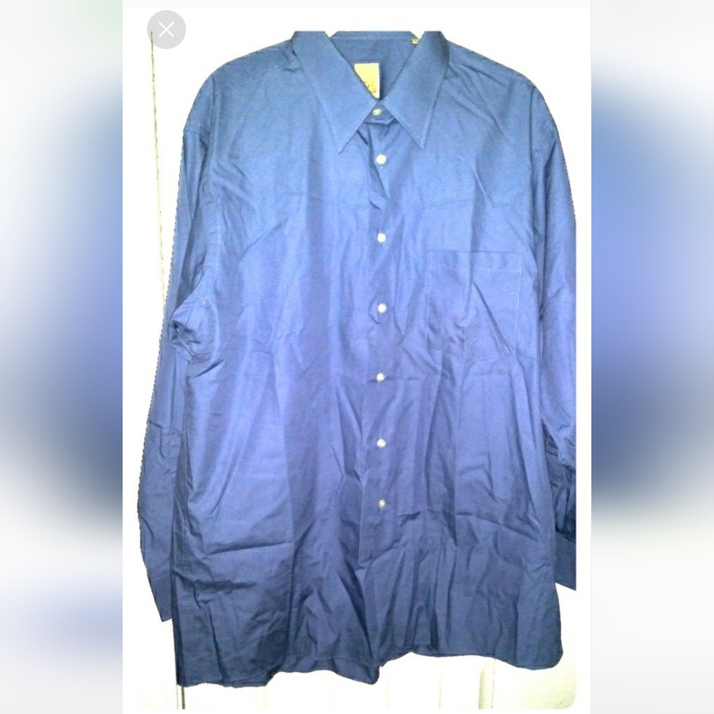NWOT JOE JOSEPH ABBOUD Blue Dress Shirt Men's 16.5